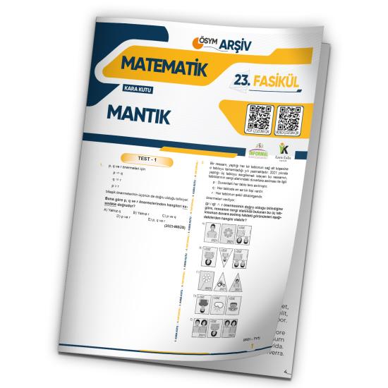 2025 ALES Matematik Mantık ÖSYM Çıkmış Soru Bankası Modüler Set Çözümlü 23.Fasikülü