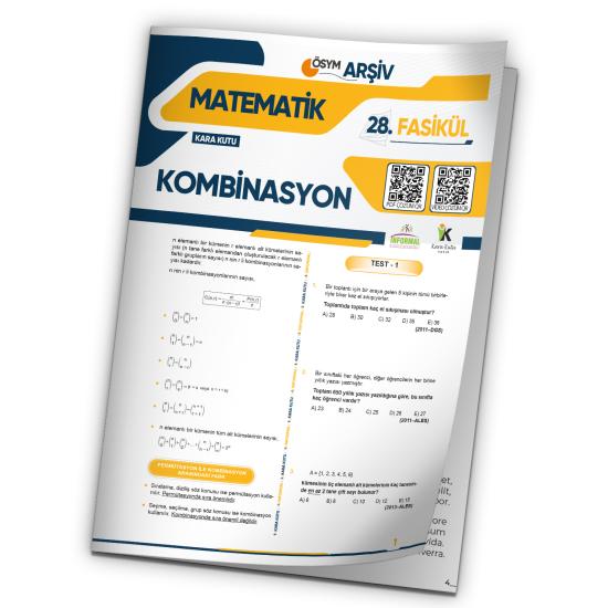 2025 TYT Matematik Kombinasyon ÖSYM Çıkmış Soru Bankası Modüler Set Çözümlü 28.Fasikülü