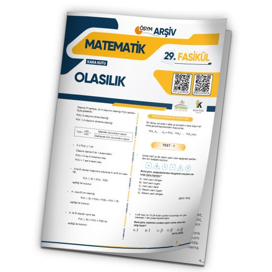 2025 TYT Matematik Olasılık ÖSYM Çıkmış Soru Modüler Set Çözümlü 29. Fasikülü