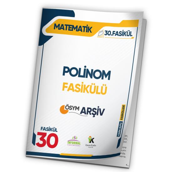 2025 TYT Matematik Polinomlar, 2.Dereceden Denklem, Karmaşık Sayılar Çıkmış Soru Modüler 30.Fasikülü