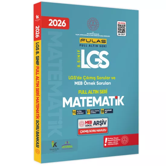 2026 8.Sınıf Full LGS Altın Seri (FULAS) MEB Çıkmış Modüler Soru Bankası Seti Çözümlü SAYISAL SET
