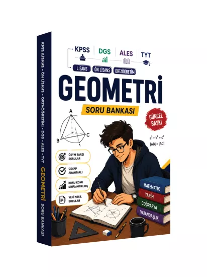 2026 KPSS-AGS-DGS-ALES-TYT Anamorfik Geometri Soru Bankası Çözümlü Güncel Baskı
