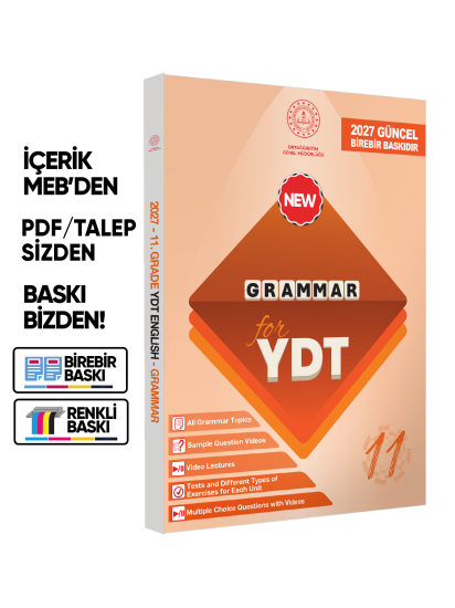 2027 YDT MEBİ İngilizce 11.Sınıf 8li Konu Anlatımı Ve Soru Bankası Kitap Seti Çözümlü BASKI ÜCRETİ 2027 YDT MEBİ İngilizce 11.Sınıf 8li Konu Anlatımı Ve Soru Bankası Kitap Seti Çözümlü BASKI ÜCRETİ