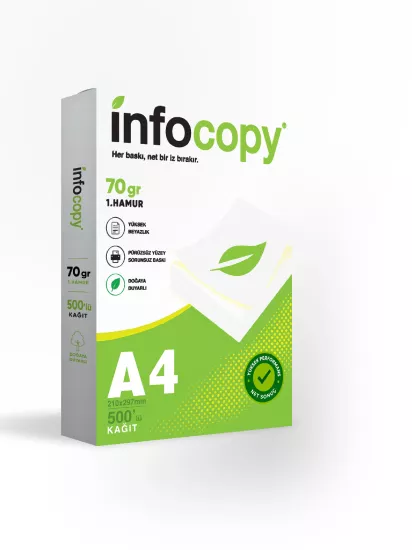 İnformal Yayınları İNFOCOPY A4 Fotokopi Kağıdı 70gr 500 Yaprak