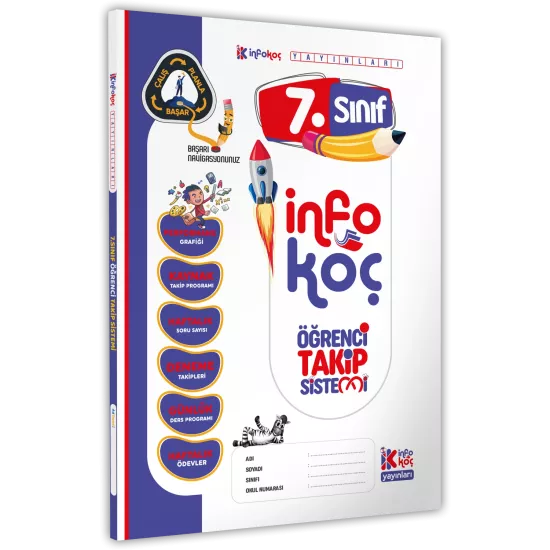 2026 7.Sınıf İnfoKoç Yayınları Öğrenci Takip Sistemi (40 Haftalık, Detaylı, Konu Soru Video Takip)