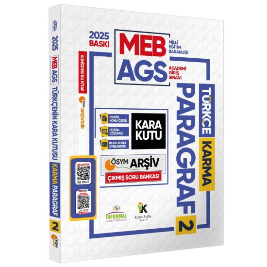 2025 MEB-AGS Türkçenin Kara Kutusu PARAGRAF 2 KARMA ÖSYM Çıkmış Soru Bankası Video/PDF Çözümlü