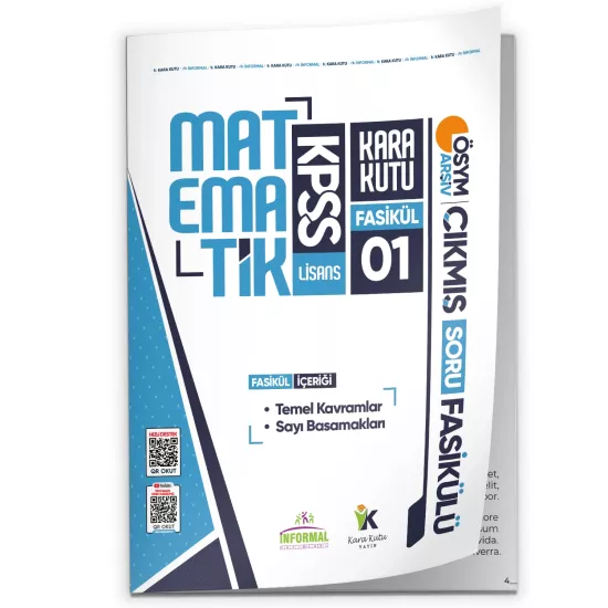 2026 KPSS Matematik Kara Kutu 1.Fasikül ÖSYM Çıkmış Soru Temel Kavramlar Sayı Basamakları ModülerSet