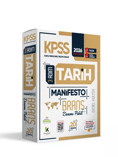 2026 KPSS Önlisans Tarih Coğrafya Vatandaşlık Kara Kutu Soru Bankası ve Manifesto Deneme 6lı Set