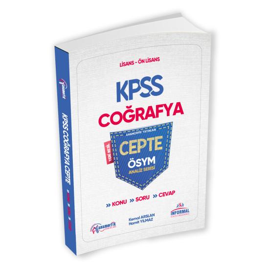 2025 KPSS Lisans Önlisans Coğrafya Cepte Konu Anlatımlı Soru-Cevap ÖSYM Analiz Serisi Son TÜİK Ekli