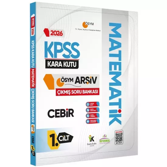 2026 KPSS Kara Kutu Matematik 1.-2.Cilt ve Geometri 3lü ÖSYM Çıkmış Soru Bankası Konu Özetli Çözümlü