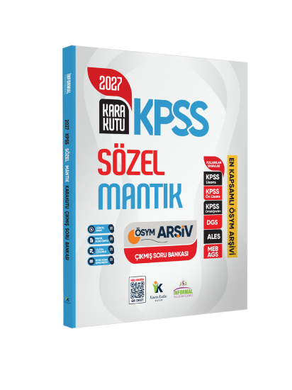 2027 KPSS SÖZEL MANTIK Kara Kutu ÖSYM Çıkmış Soru Havuzu Bankası Konu Özetli Dijital Çözümlü