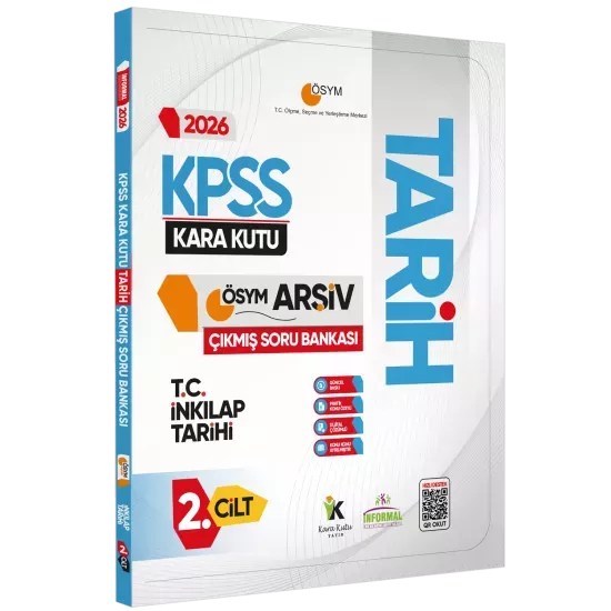 2026 KPSS Tarihin Kara Kutusu 2.Cilt ÖSYM Çıkmış Soru Havuzu Bankası Konu Özetli Dijital Çözümlü