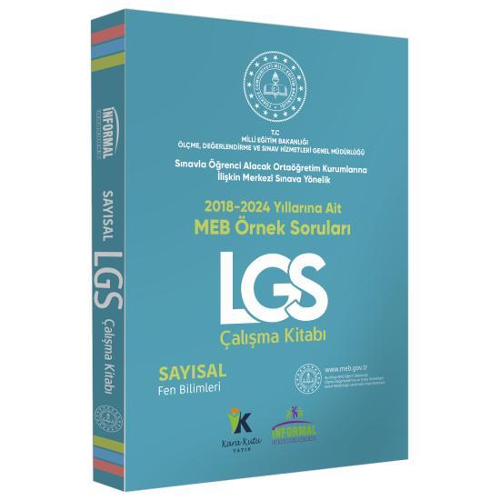 MEB Örnek Soruları LGS Fen Bilimleri Çalışma Kitabı 8.Sınıf RENKLİ Baskı A4 Boyut (Hediyeli)