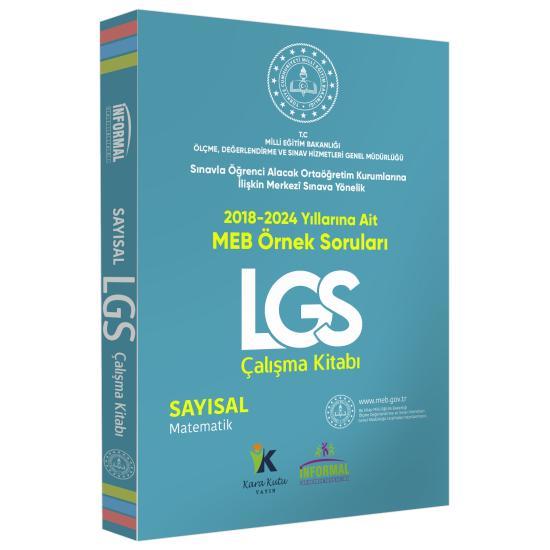 MEB Örnek Soruları LGS Matematik Çalışma Kitabı 8.Sınıf RENKLİ Baskı A4 Boyut (Hediyeli)