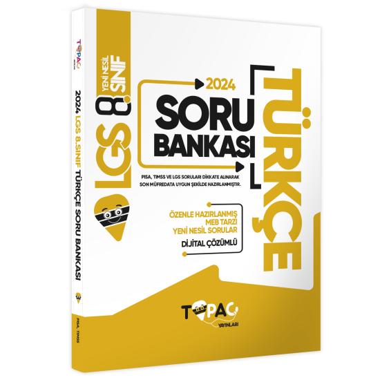 8.Sınıf LGS Türkçe Yeni Nesil Soru Bankası (Sınava Hazırlık, Okula Yardımcı)