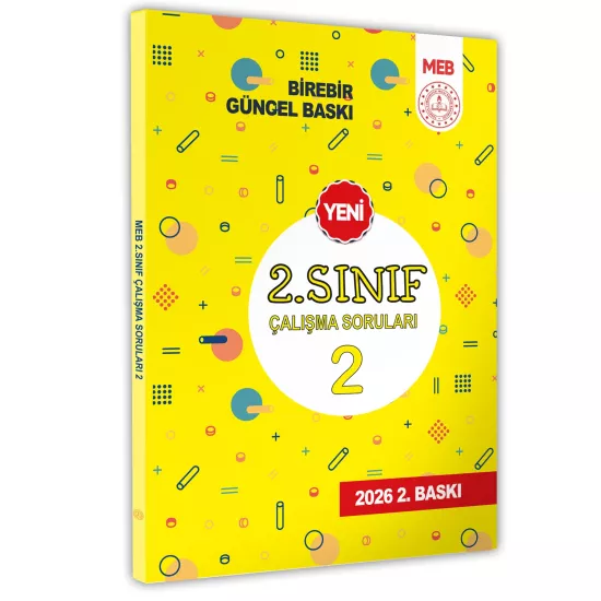 2026 MEB İlkokul 2.Sınıf Çalışma Soruları 2 Tüm Dersler Kazanım Pekiştirme Kitabı BASKI ÜCRETİ