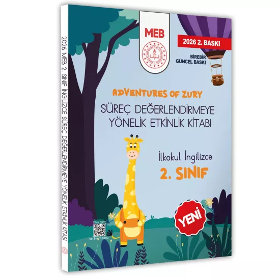 MEB İlkokul 2.Sınıf İNGİLİZCE Süreç Değerlendirmeye Yönelik Etkinlik Kitabı BASKI ÜCRETİ