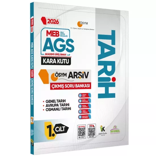 2026 MEB AGS Tarihin Kara Kutusu 1.Cilt ÖSYM Çıkmış Soru Havuzu Bankası Konu Özetli Dijital Çözümlü
