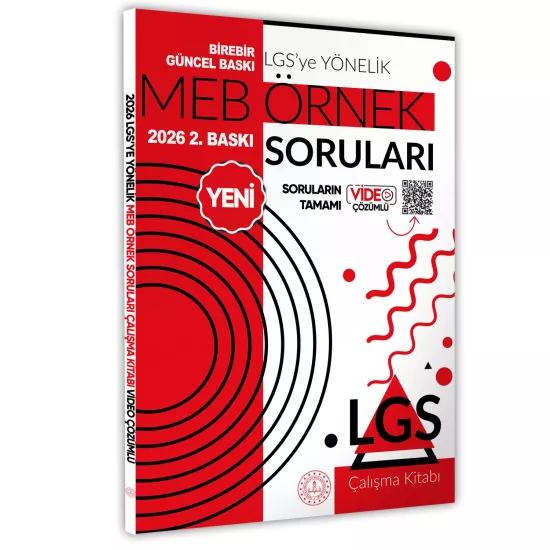 2026 8.Sınıf LGS’ye Yönelik MEB Örnek Soruları Sayısal-Sözel Tamamı Video Çözümlü BASKI ÜCRETİ