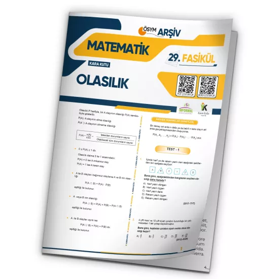 2025 MEB AGS Matematik Olasılık ÖSYM Çıkmış Soru Bankası Modüler Set Çözümlü 29.Fasikülü
