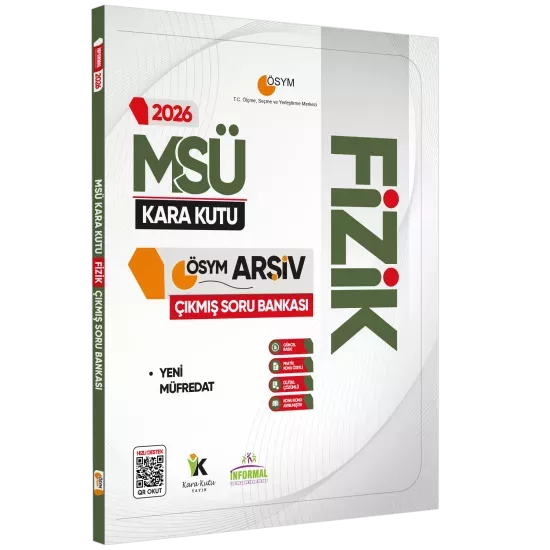 2026 MSÜ FİZİK Kara Kutu ÖSYM Çıkmış Soru Havuzu Bankası Konu Özetli Dijital Çözümlü