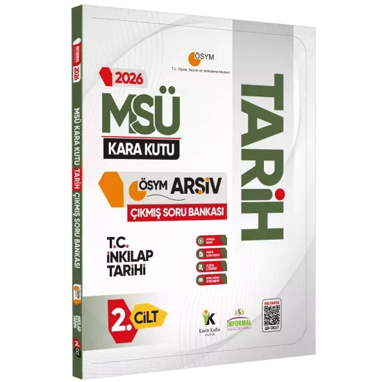 2026 MSÜ Tarihin Kara Kutusu 2.Cilt ÖSYM Çıkmış Soru Havuzu Bankası Konu Özetli Dijital Çözümlü