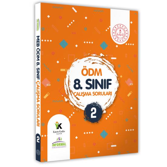 LGS MEB Çalışma Soruları Ölçme Değerlendirme Merkezi ÖDM 8.Sınıf Çalışma Kitabı 2 (Renkli A4 Boyut)