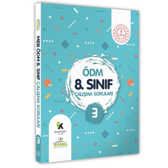 LGS MEB Çalışma Soruları Ölçme Değerlendirme Merkezi ÖDM 8.Sınıf Çalışma Kitabı 3 (Renkli A4 Boyut)