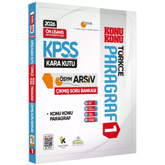 2026 KPSS Önlisans ALTIN PAKET GY-GK Kara Kutu ÖSYM Çıkmış Soru Bankası  Konu Ö. Dijital Çözümlü SET
