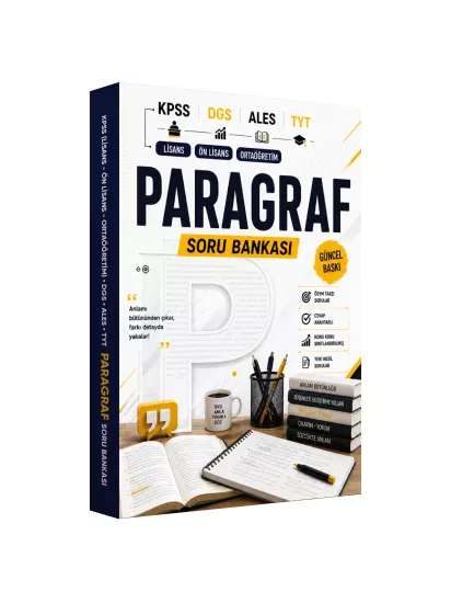 KPSS-DGS-ALES-TYT Paragraf Soru Bankası(ÖSYM Tarzında Yeni Nesil Sorular) Güncel Baskı