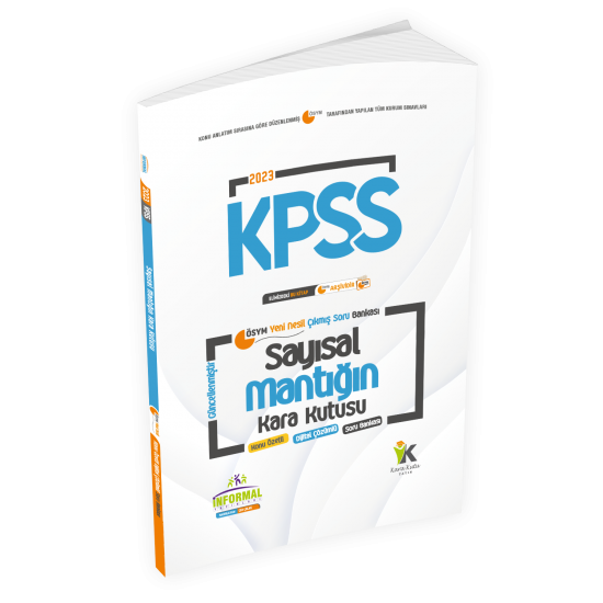 KPSS Sayısal ve Sözel Mantık Kara Kutu Konu Özetli Dijital Çözümlü ÖSYM Çıkmış Soru Bankası