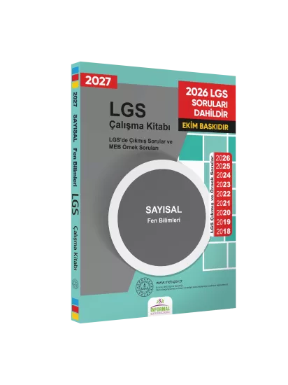 2027 LGS Fen Bilimleri Çıkmış Sorular Kitabı (A4 Renkli)