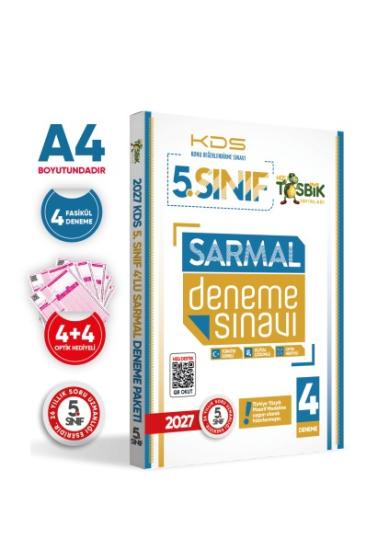 2027 5.Sınıf Yeni Sistem KDS SARMAL Deneme Paketi 4lü Türkiye Geneli D.Çözümlü Hızlı Tosbik Yayın
