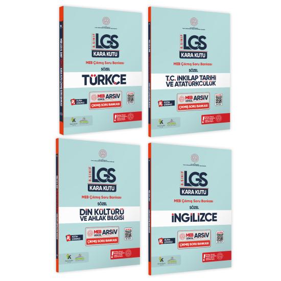 8.Sınıf İOKBS Bursluluk ALTIN PAKET Soru Bankası ve 7li Tıpkı Basım Deneme Seti