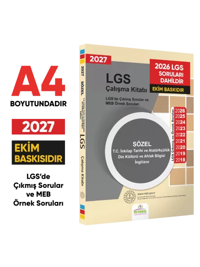 2027 LGS Sözel Çıkmış Sorular Seti - Full Yap!