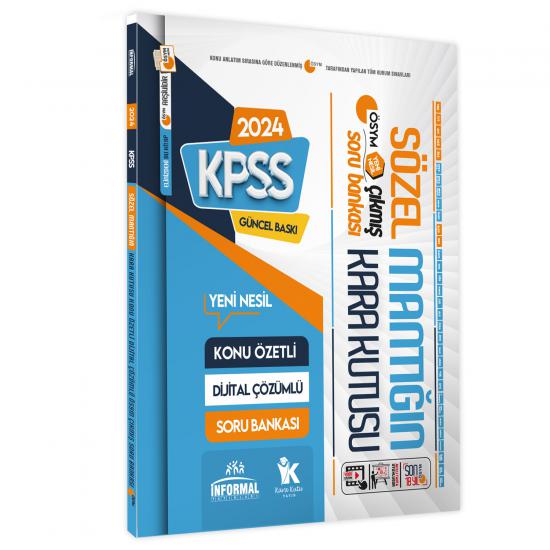KPSS Sözel Mantık Kara Kutu Konu Özetli Dijital Çözümlü ÖSYM Çıkmış Soru Havuzu Bankası
