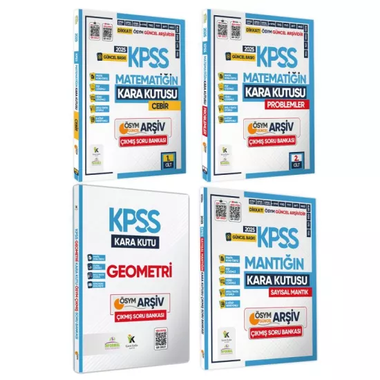 2025 KPSS Matematiğin Kara Kutusu ALTIN SET ÖSYM Çıkmış Soru Bankası Konu Özetli Video/PDF Çözümlü