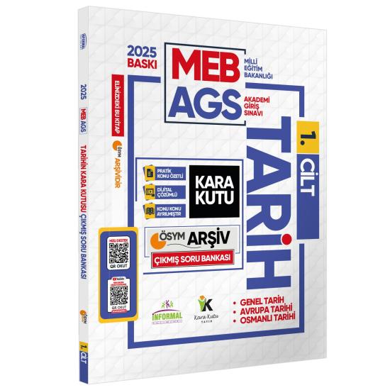 2025 MEB-AGS Tarih Kara Kutu MODÜLER SET 3lü ÖSYM Çıkmış Soru Bankası Konu Özetli Video/PDF Çözümlü