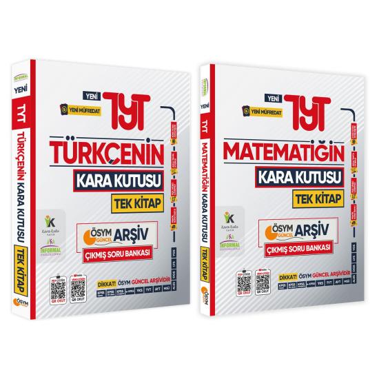 2025 TYT Kara Kutu ÖSYM Çıkmış Soru Havuzu Bankası EKO SET Konu Özetli PDF/Video Çözümlü