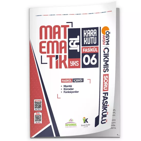 2026 TYT Matematik Kara Kutu 6.Fasikül ÖSYM Çıkmış Soru MANTIK-KÜMELER-FONKSİYONLAR Modüler Set
