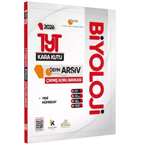 2026 YKS-TYT BİYOLOJİNİN Kara Kutu ÖSYM Çıkmış Soru Havuzu Bankası Konu Özetli Dijital Çözümlü