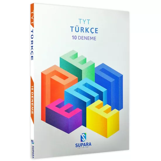 YKS-TYT Türkçe Supara Yayınları ÖSYM Tarzı Sorulara Hazırlık 10lu Deneme Kitapçığı
