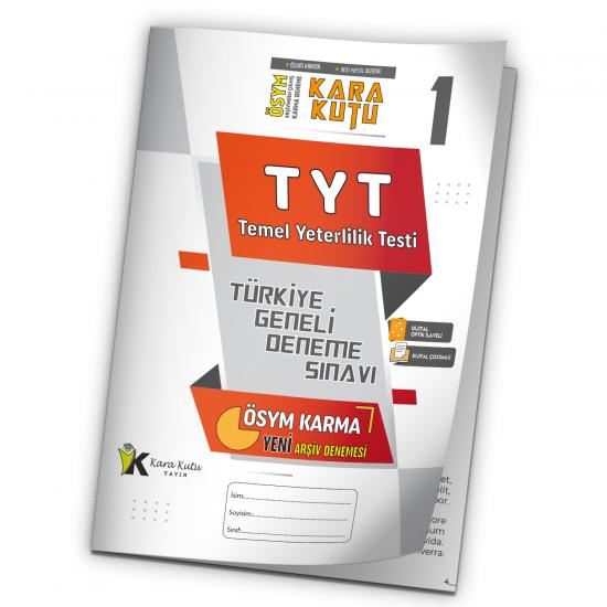 2025 TYT ÖSYM Arşivi Karma Kara Kutu Çıkmış Soru Türkiye Geneli D. Çözümlü Deneme 10/1.Kitapçık