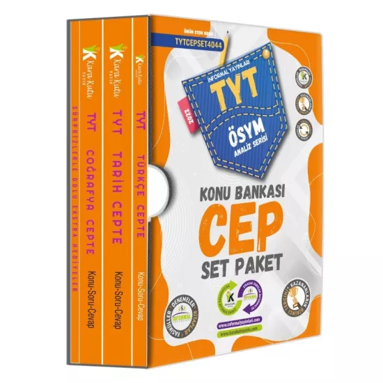 2025 YKS-TYT ÖSYM Analiz Serisi KONU BANKASI CEP SET PAKET