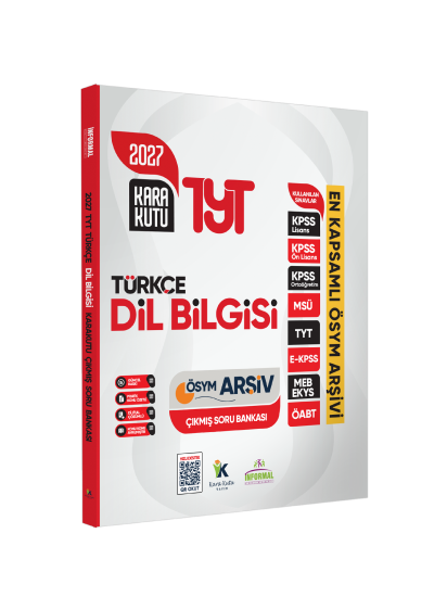 2027 YKS-TYT Türkçenin Kara Kutusu DİL BİLGİSİ ÖSYM Çıkmış Soru Bankası Konu Özetli Dijital Çözümlü