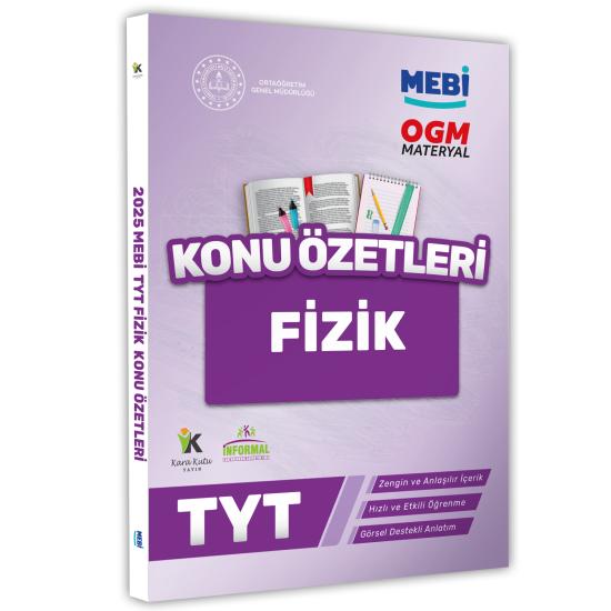 2025 YKS-TYT MEBİ-OGM Fizik Pratik Konu Özet Kitabı RENKLİ A4 Boyut Görsel Destekli