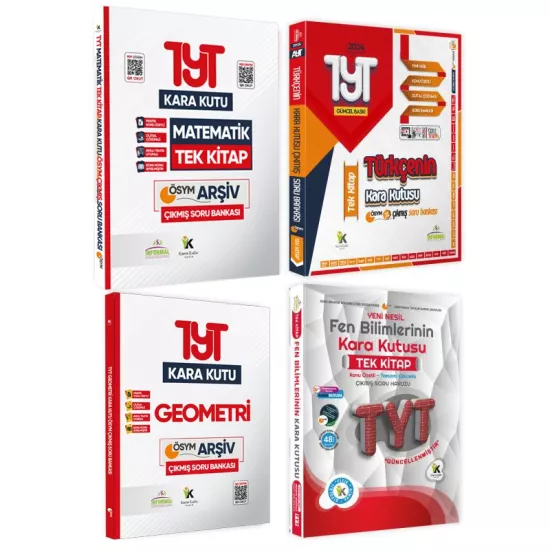 YKS-TYTnin Kara Kutusu TM (EŞİT AĞIRLIK) SÜPER EKONOMİK Paket Konu Ö. Dijital Ç. Soru Bankası