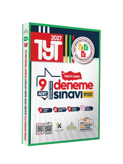 2027 YKS-TYT Ösym Çıkmış Soru 10lu Tıpkı Basım ve Kurumsal 9lu Özgün Paket Deneme Türkiye Geneli