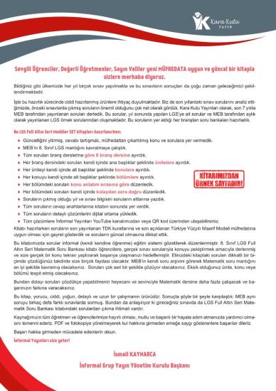 2026 8.Sınıf Full LGS Altın Seri FULAS DİN KÜLTÜRÜ ve AHLAK BİLGİSİ Çıkmış Soru Bankası Modüler Set