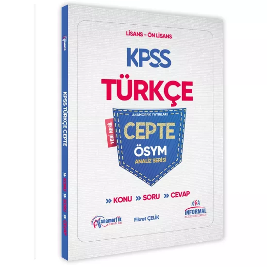 2025 KPSS Türkçe Cepte Konu-Soru-Konu-Cevap ÖSYM Analiz Serisi